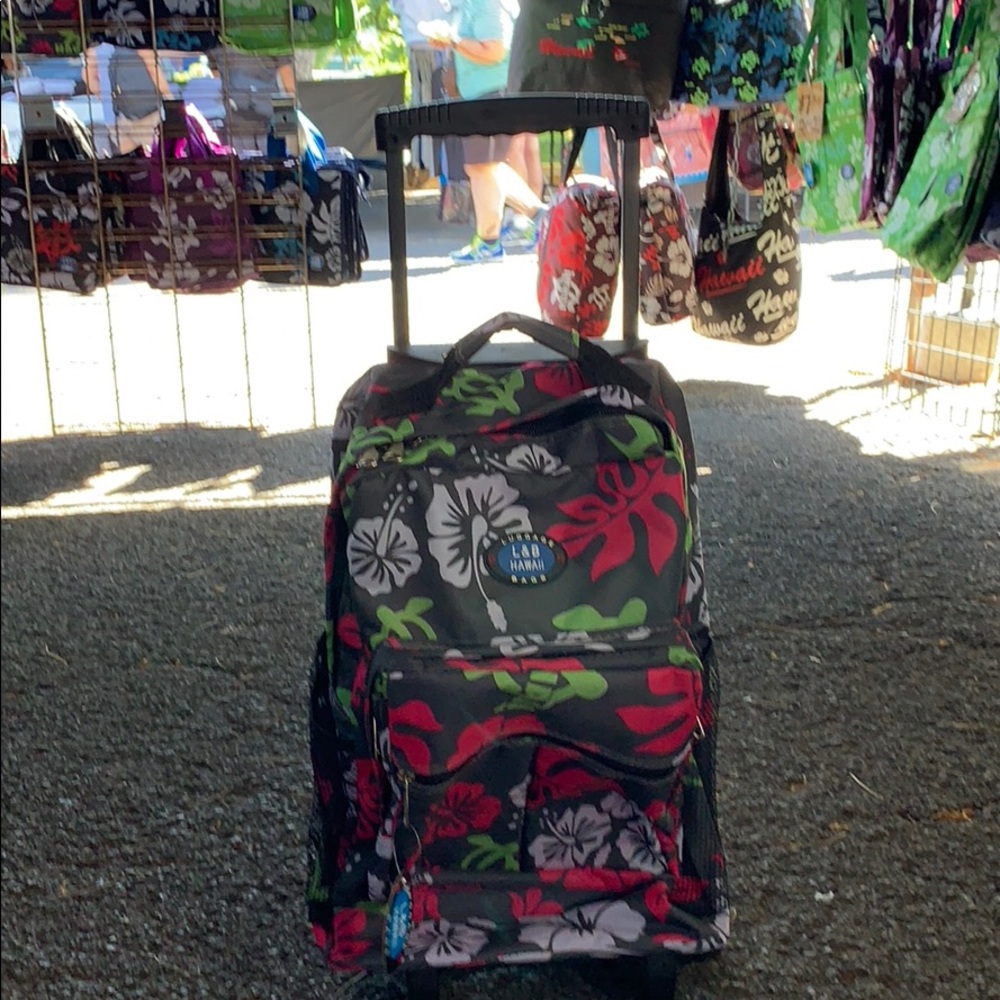 Back bag with wheels